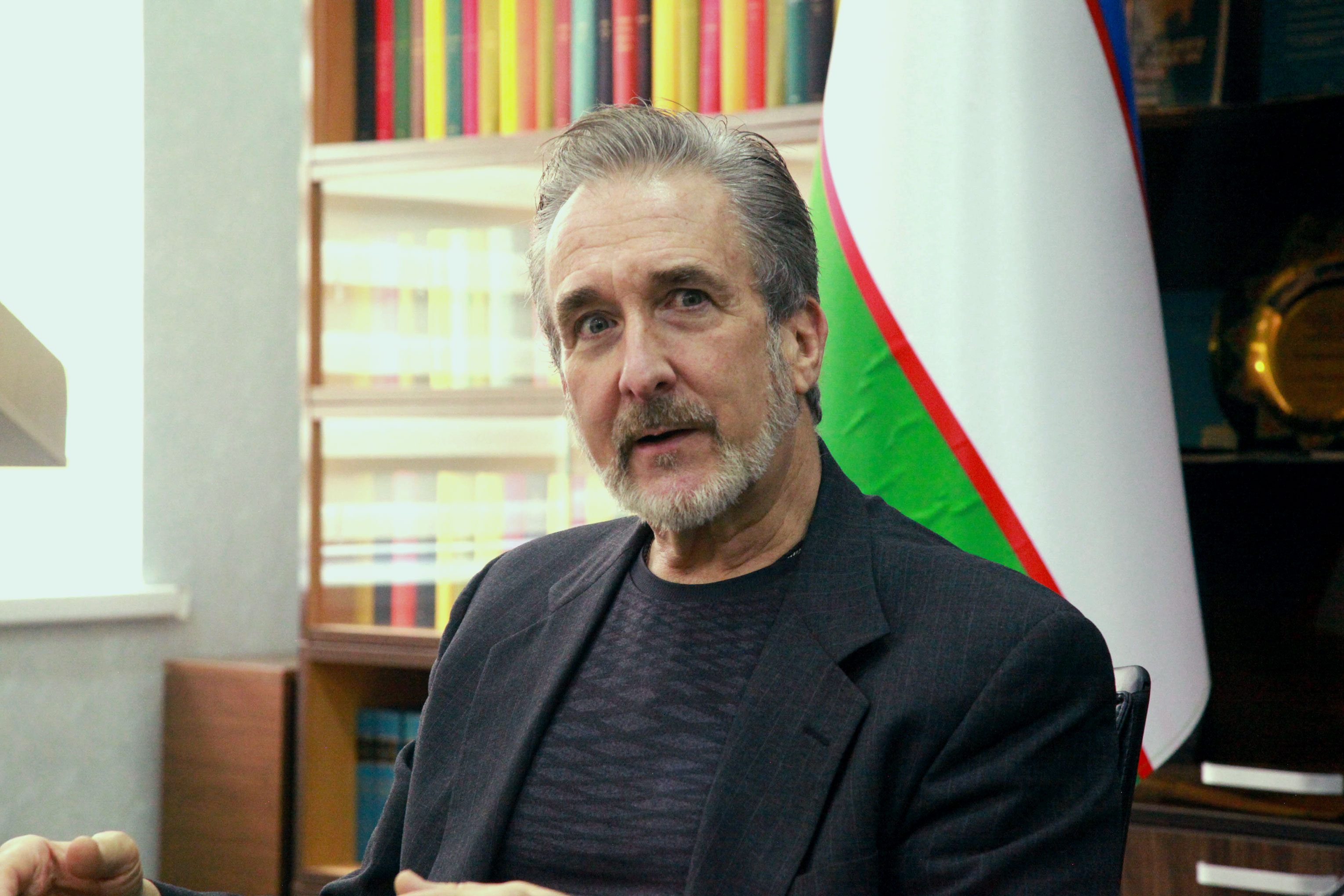 media instructor in classroom